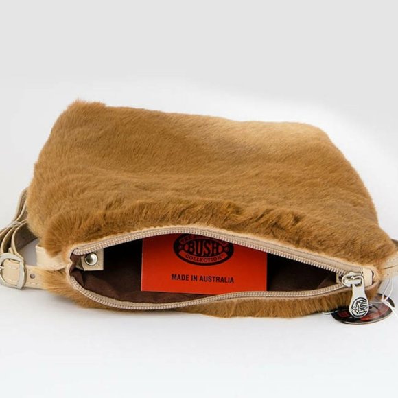 Australian Bush Kangaroo Fur Shoulder Bag - Picture 2 of 2